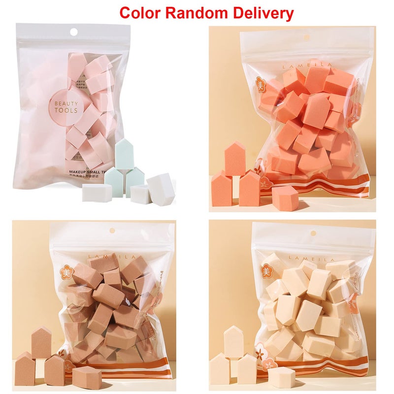 Aturmon 25 PCS Makeup Blenders Sponges Set, Use for Dry and Wet, Perfect for Full Face Curve Blending, Cream, Liquid, Powder Foundation Cosmetics, Latex Free & Soft & Flexible, Pentagon - Image 2